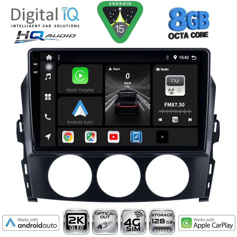 DIGITAL IQ BXK 20392_CPAA (9inc) MULTIMEDIA TABLET for MAZDA MX5 mod. 2005-2015