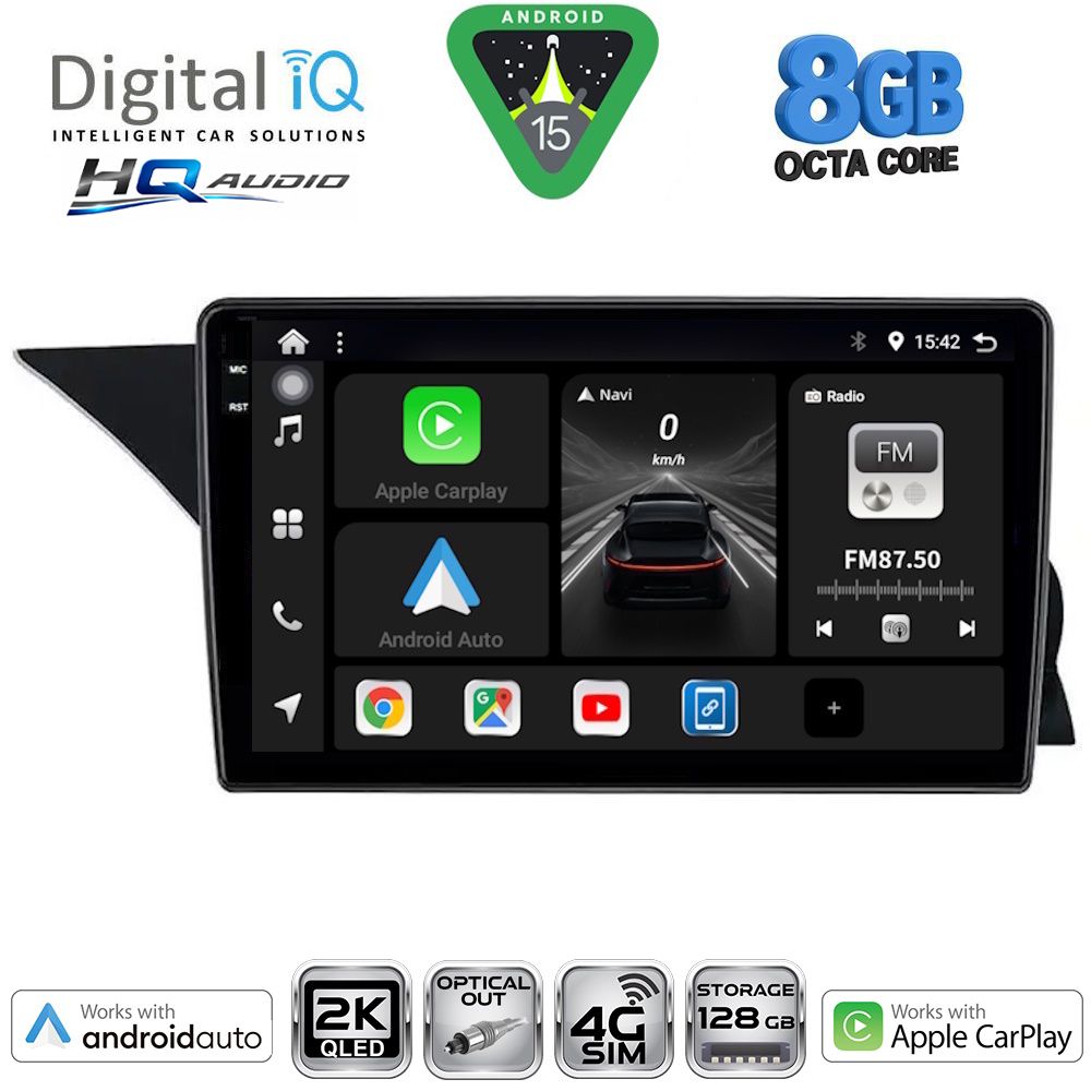 DIGITAL IQ BXK 20412_CPAA (NTG 4.5) (9inc) MULTIMEDIA TABLET for MERCEDES GLK (X204) mod. 2013-2017