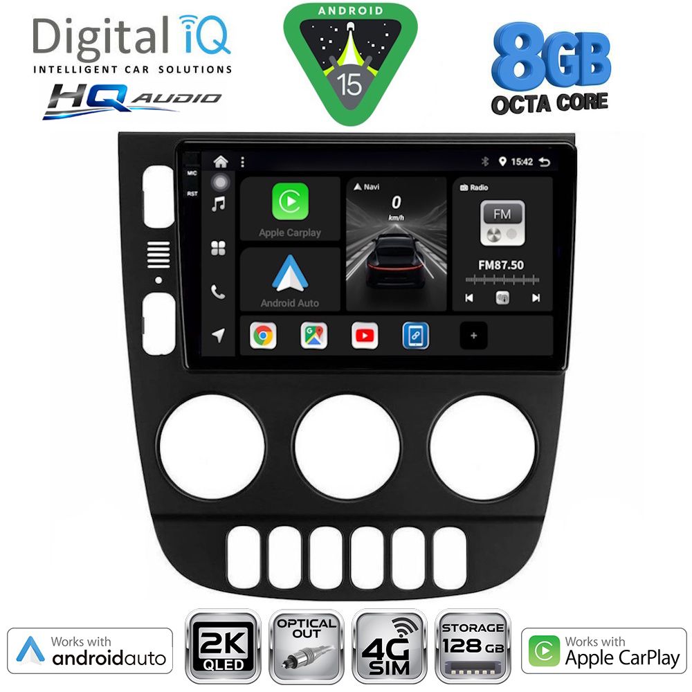 DIGITAL IQ BXK 20413_CPAA (9inc) MULTIMEDIA TABLET for MERCEDES ML (W163) mod. 2002-2005