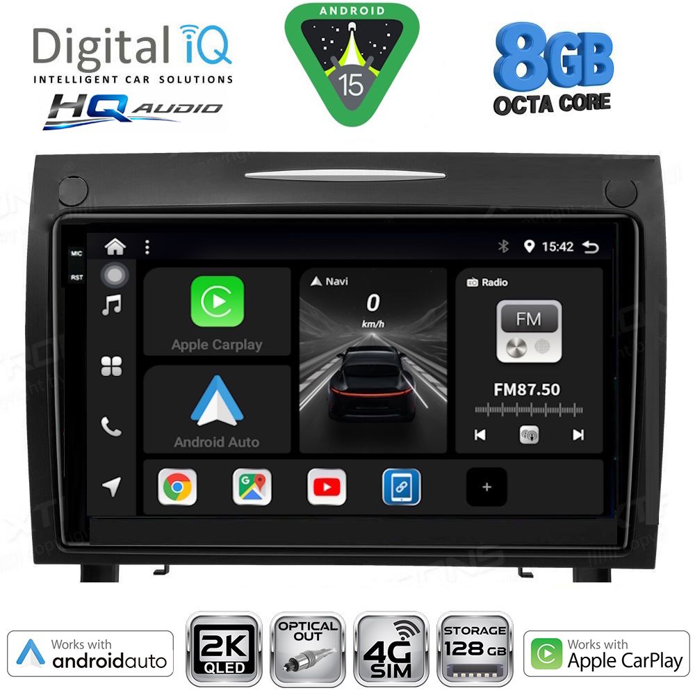 DIGITAL IQ BXK 20419_CPAA (9inc) MULTIMEDIA TABLET for MERCEDES SLK R171 mod. 2004-2010