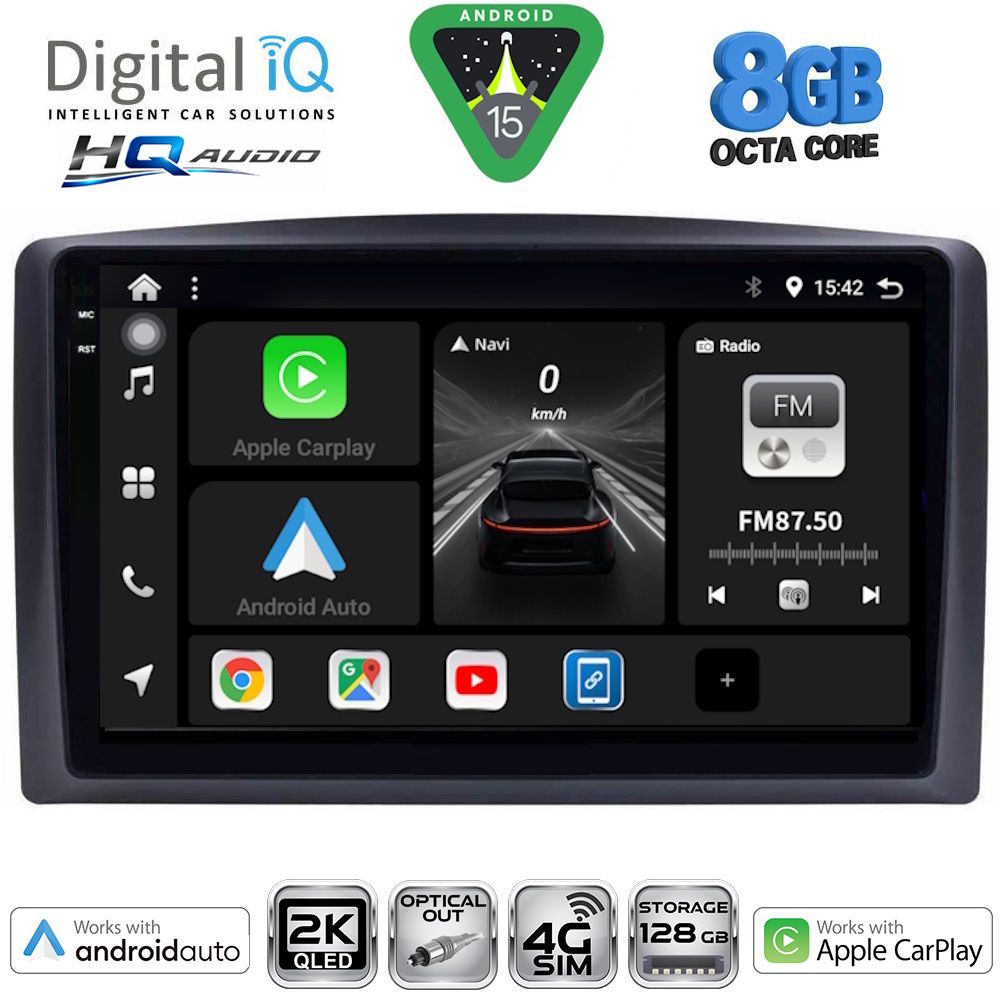 DIGITAL IQ BXK 20421_CPAA (10inc) MULTIMEDIA TABLET for MERCEDES VITO – VIANO  (W447) mod. 2015-2022