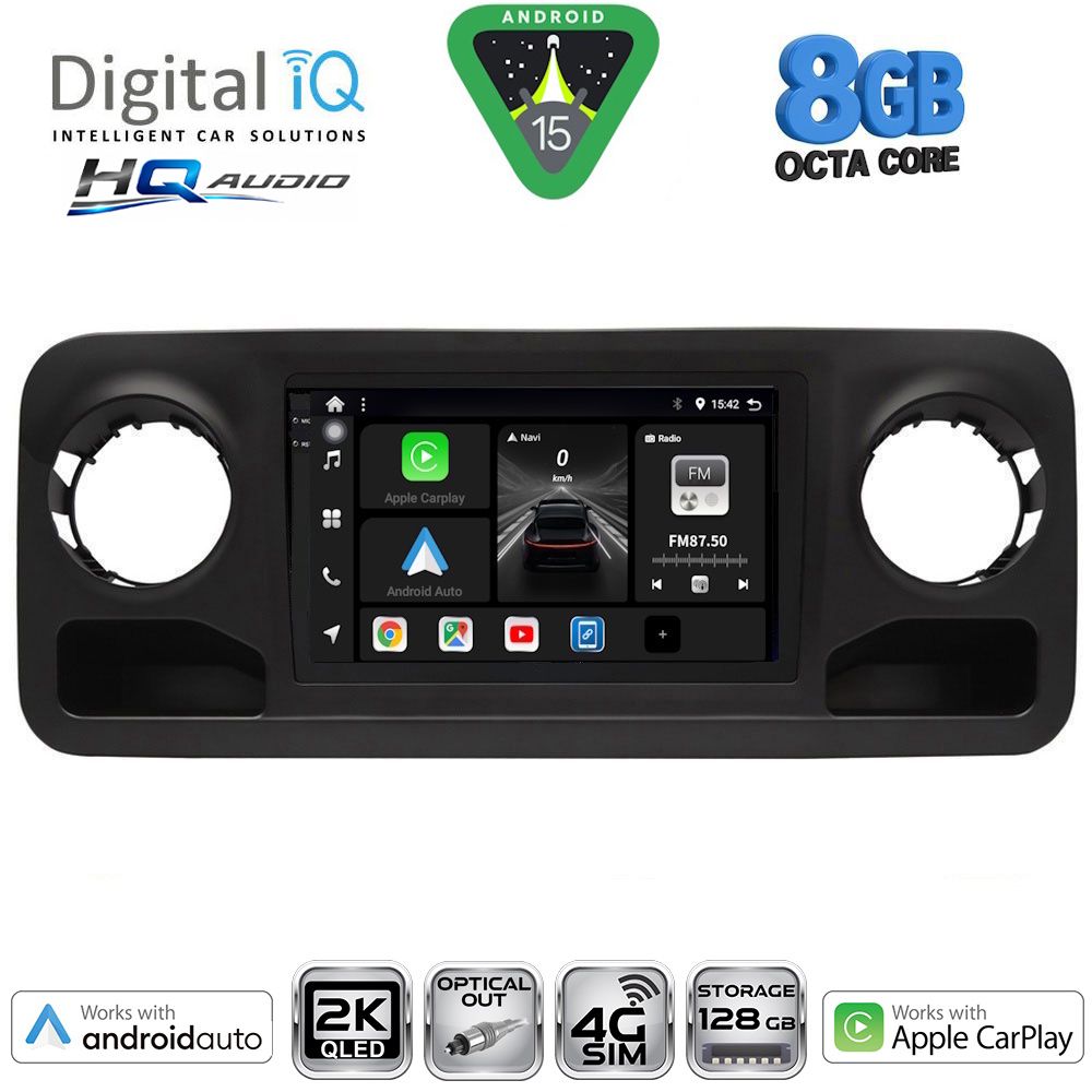 DIGITAL IQ BXK 20424_CPAA (10inc) MULTIMEDIA TABLET for MERCEDES SPRINTER mod. 2018-2026