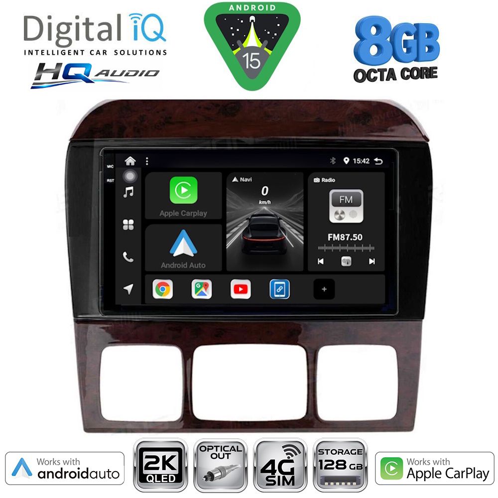 DIGITAL IQ BXK 20426_CPAA (9inc) MULTIMEDIA TABLET for MERCEDES  S  W220  mod. 1998-2005