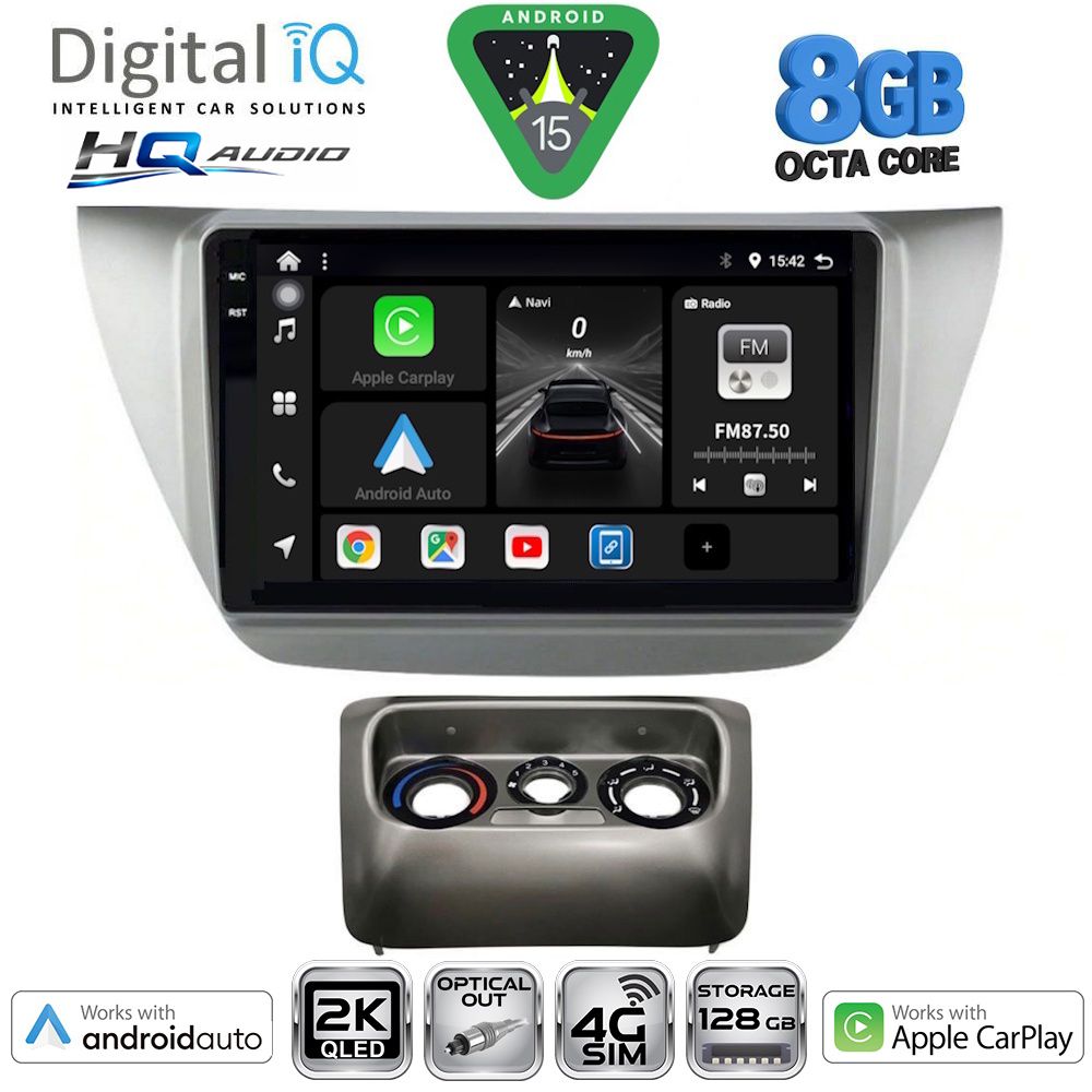 DIGITAL IQ BXK 20433_CPAA (9inc) MULTIMEDIA TABLET for MITSUBISHI LANCER mod. 2000-2007