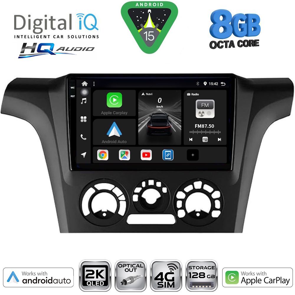 DIGITAL IQ BXK 20441_CPAA A/C (9inc) MULTIMEDIA TABLET for MITSUBISHI OUTLANDER mod. 2001-2005