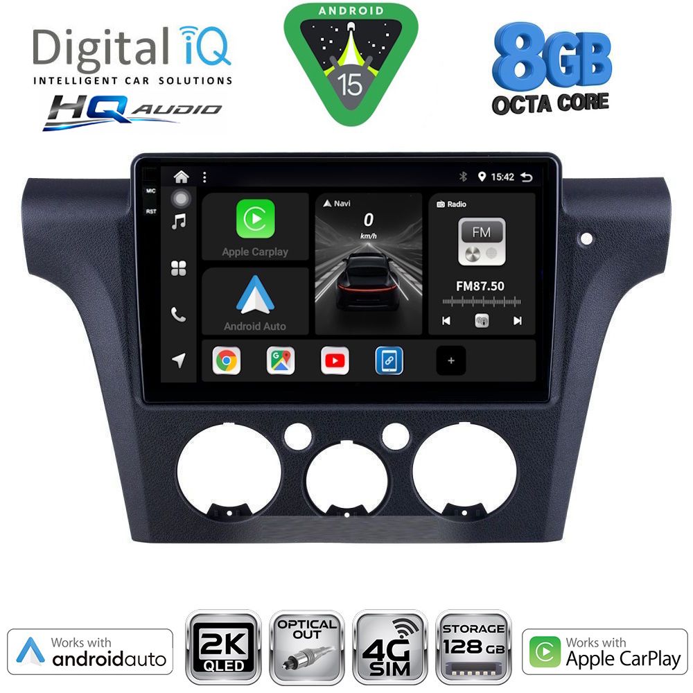 DIGITAL IQ BXK 20441_CPAA CLIMA (10inc) MULTIMEDIA TABLET for MITSUBISHI OUTLANDER mod. 2001-2005 with CLIMA