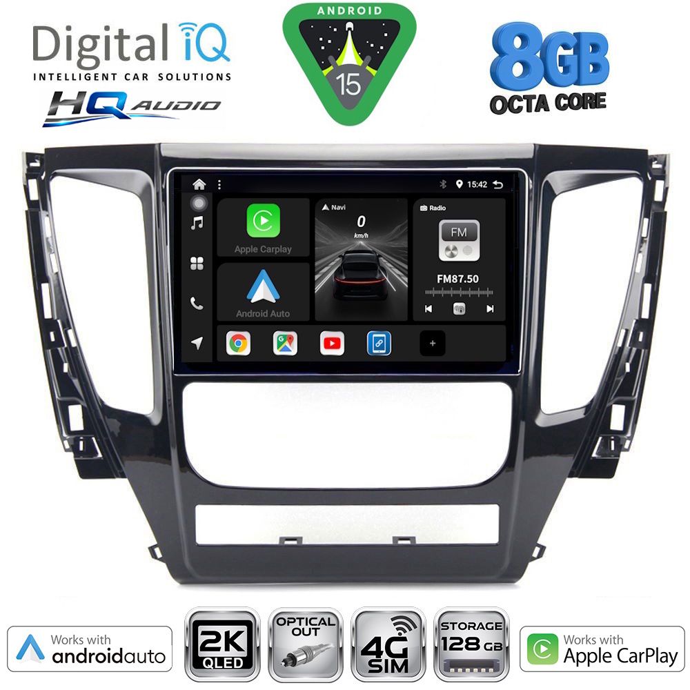 DIGITAL IQ BXK 20447A_CPAA (9inc) MULTIMEDIA TABLET for MITSUBISHI PAJERO mod. 2013-2020