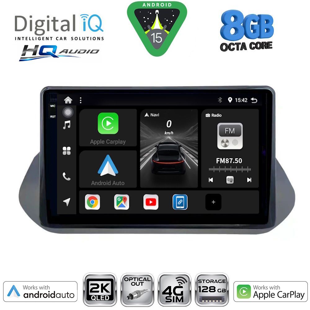 DIGITAL IQ BXK 20469_CPAA (10inc) MULTIMEDIA TABLET for NISSAN QASHQAI mod. 2021-2024