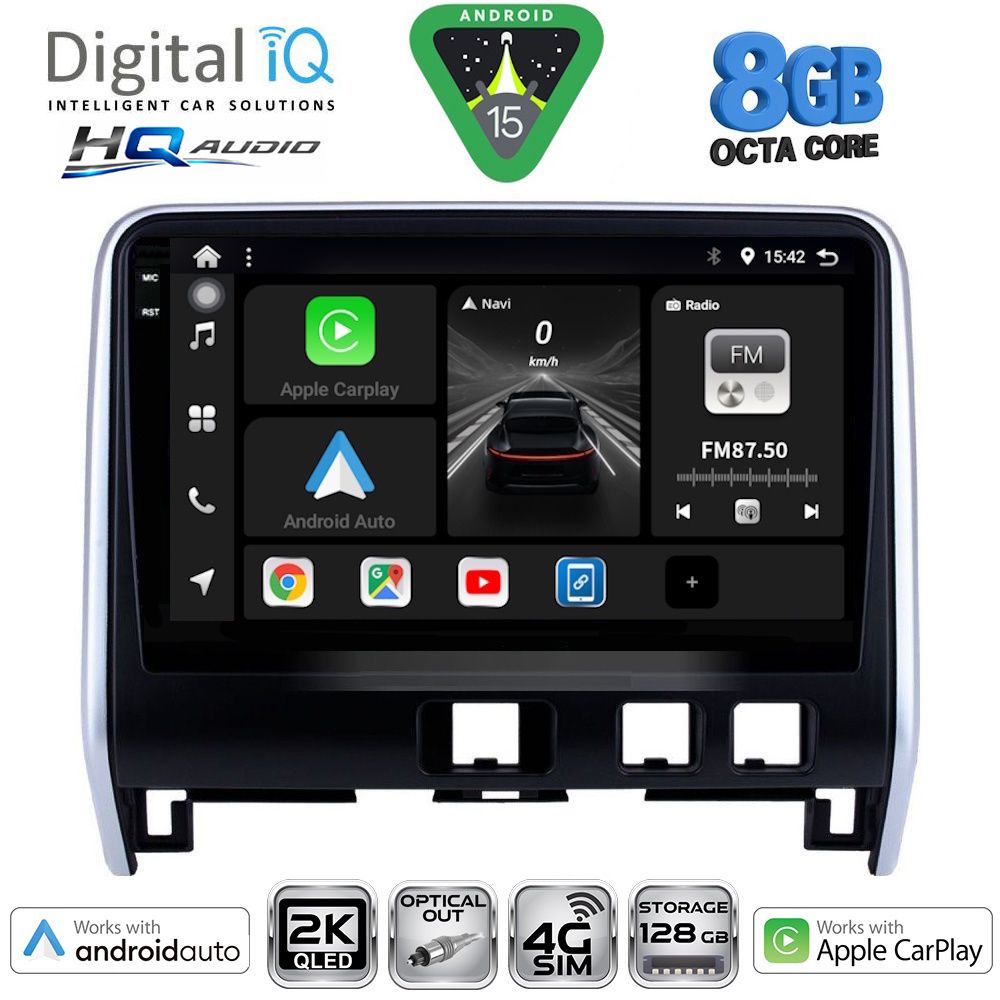 DIGITAL IQ BXK 20471_CPAA (10inc) MULTIMEDIA TABLET for NISSAN SERENA mod. 2016-2022