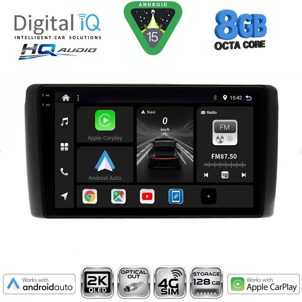 DIGITAL IQ BXK 20472_CPAA (9inc) MULTIMEDIA TABLET for NISSAN LEAF mod. 2009-2017