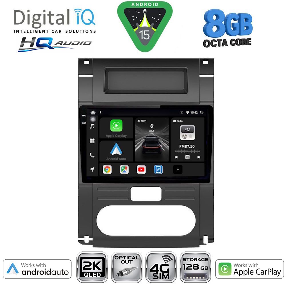 DIGITAL IQ BXK 20477_CPAA (10inc) MULTIMEDIA TABLET for NISSAN XTRAIL mod. 2007-2013