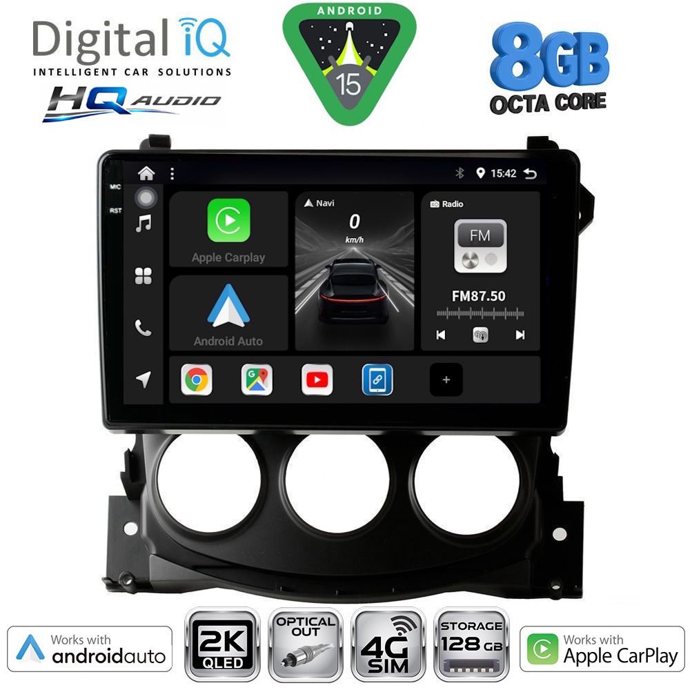 DIGITAL IQ BXK 20479_CPAA (9inc) MULTIMEDIA TABLET for NISSAN 370Z mod. 2009-2012