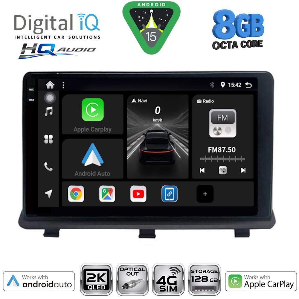 DIGITAL IQ BXK 20480_CPAA (9inc) MULTIMEDIA TABLET for OPEL ANTARA mod. 2006-2016