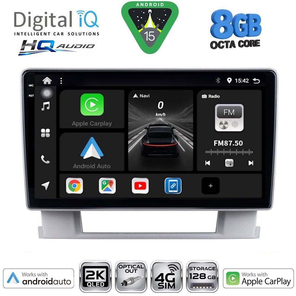 DIGITAL IQ BXK 20482_CPAA (9inc) MULTIMEDIA TABLET for OPEL ASTRA J mod.2010-2016