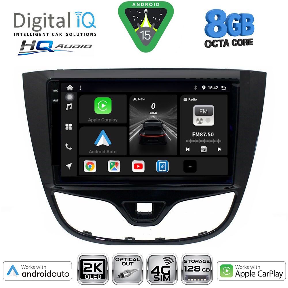 DIGITAL IQ BXK 20489_CPAA (10inc) MULTIMEDIA TABLET for OPEL KARL mod. 2014-2019