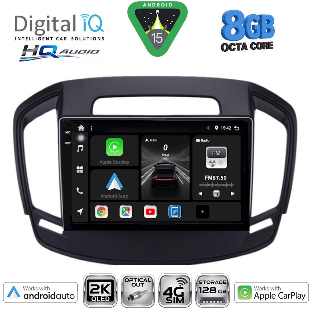 DIGITAL IQ BXK 20492_CPAA (9inc) MULTIMEDIA TABLET for OPEL INSIGNIA  mod.2014-2017