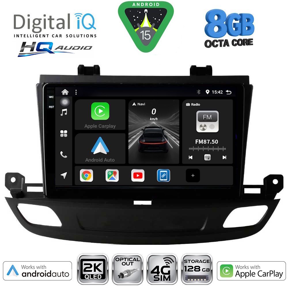 DIGITAL IQ BXK 20493_CPAA (9inc) MULTIMEDIA TABLET for OPEL INSIGNIA mod. 2018-2024