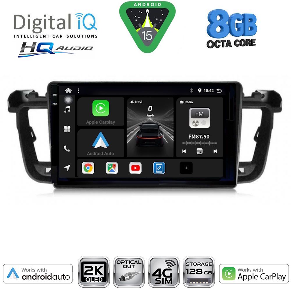 DIGITAL IQ BXK 20518_CPAA (9inc) MULTIMEDIA TABLET for PEUGEOT 508 mod. 2010-2016