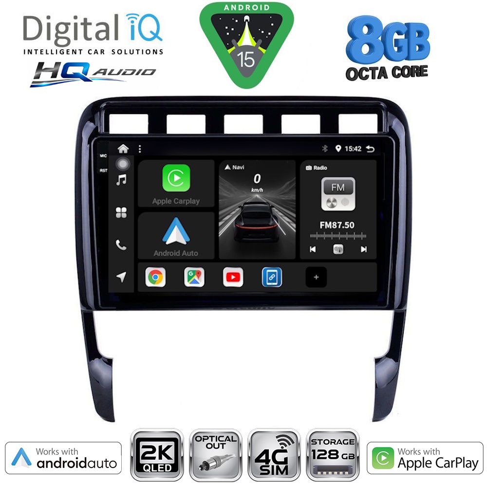 DIGITAL IQ BXK 20535_CPAA (9inc) MULTIMEDIA TABLET for PORSCHE CAYENNE mod. 2002-2011