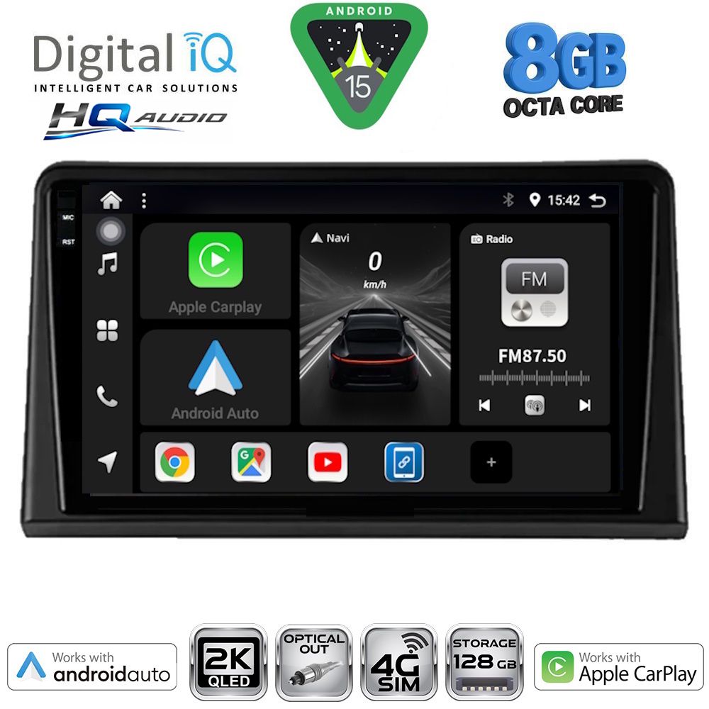 DIGITAL IQ BXK 20548_CPAA (9inc) MULTIMEDIA TABLET for RENAULT EXPRESS mod. 2020-2026