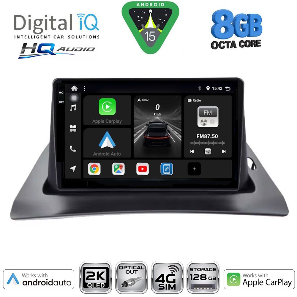 DIGITAL IQ BXK 20550_CPAA (9inc) MULTIMEDIA TABLET for RENAULT KANGOO mod. 2010-2021
