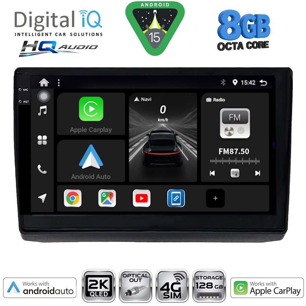 DIGITAL IQ BXK 20558_CPAA (10inc) MULTIMEDIA TABLET for OPEL VIVARO – RENAULT TRAFIC - NISSAN PRIMASTAR mod. 2004-2015