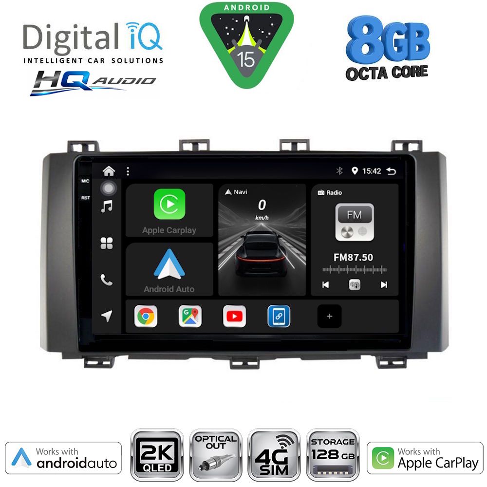 DIGITAL IQ BXK 20568_CPAA (9inc) MULTIMEDIA TABLET for SEAT ATECA mod. 2017-2026