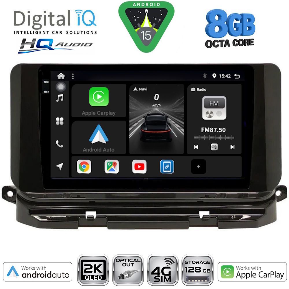 DIGITAL IQ BXK 20598_CPAA (10inc) MULTIMEDIA TABLET for SKODA OCTAVIA 8 mod. 2021-2026