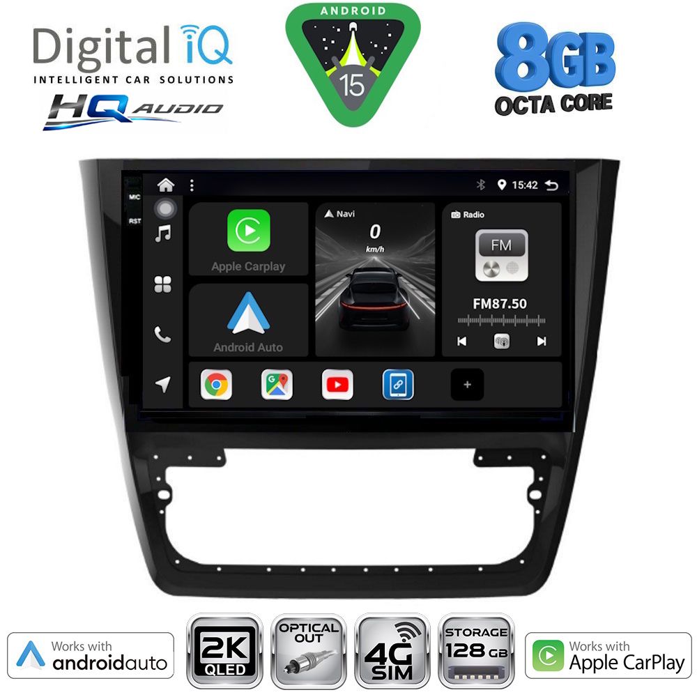 DIGITAL IQ BXK 20610_CPAA (10inc) MULTIMEDIA TABLET for SKODA YETI mod. 2014>