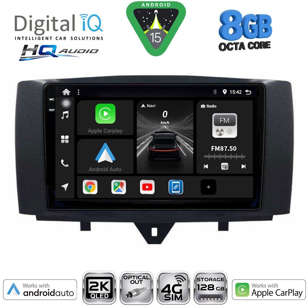 DIGITAL IQ BXK 20622_CPAA (9inc) MULTIMEDIA TABLET for SMART (451) mod. 2010-2015