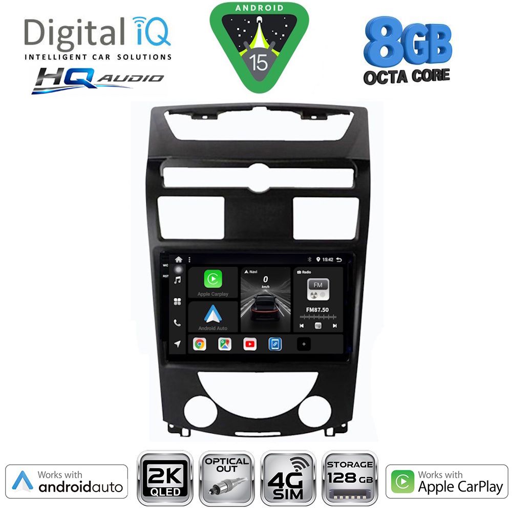DIGITAL IQ BXK 20657_CPAA (10inc) MULTIMEDIA TABLET for SSANGYONG REXTON mod. 2006-2015