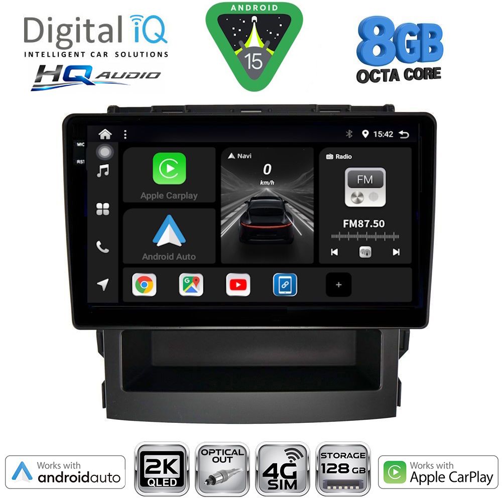 DIGITAL IQ BXK 20664_CPAA (9inc) MULTIMEDIA TABLET for SUBARU FORESTER - IMPREZA mod. 2019-2025