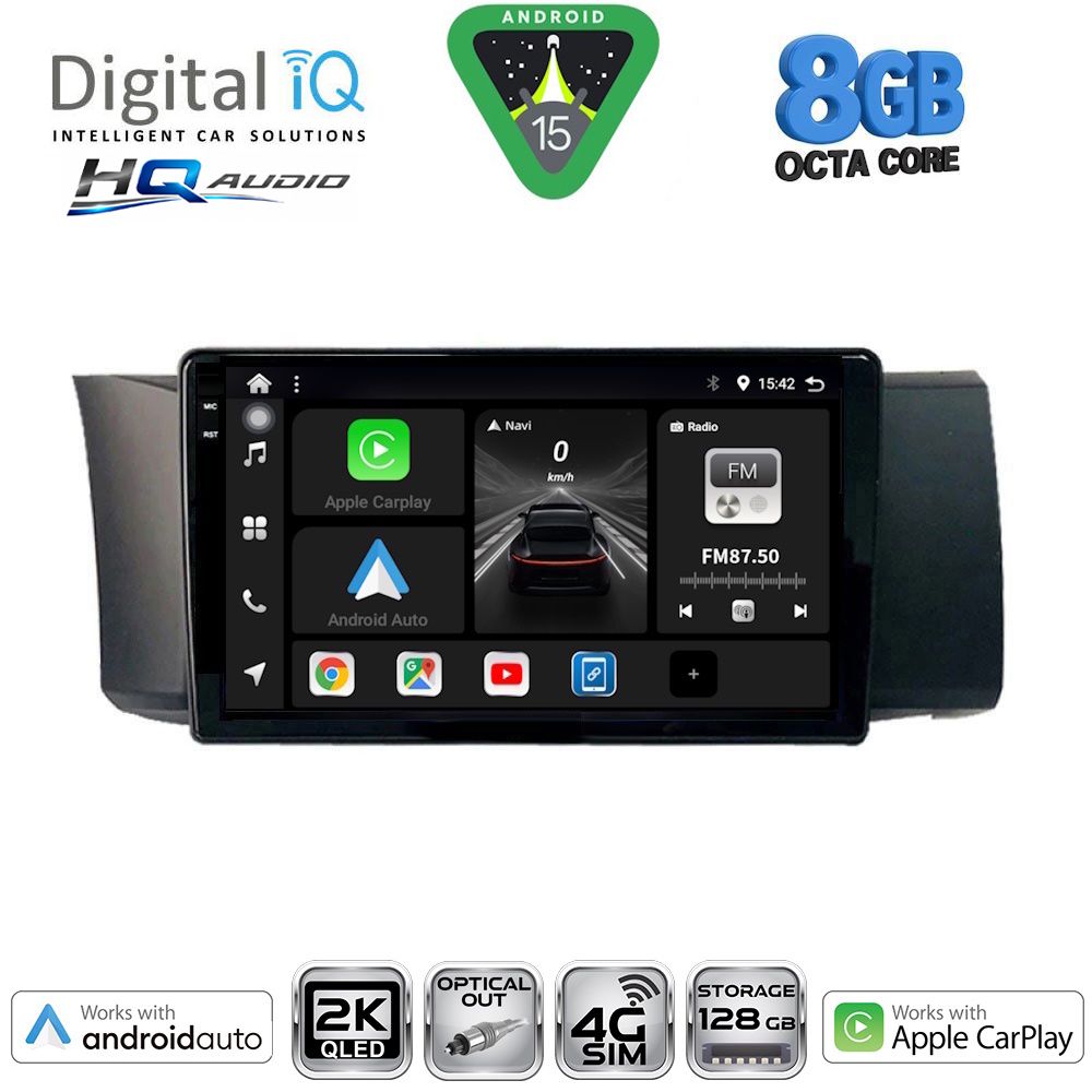 DIGITAL IQ BXK 20669_CPAA (9inc) MULTIMEDIA TABLET for TOYOTA GT86 - SUBARU BRZ mod. 2012-2026