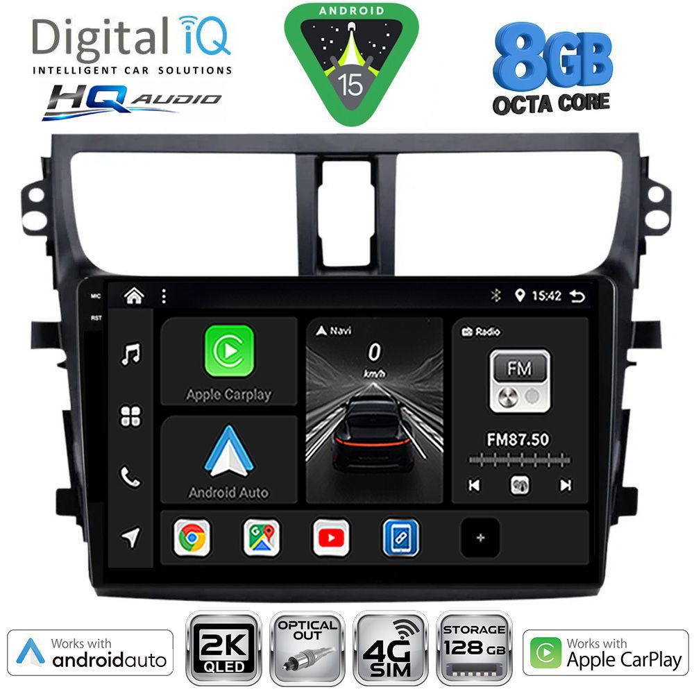 DIGITAL IQ BXK 20674_CPAA (9inc) MULTIMEDIA TABLET for SUZUKI CELERIO mod. 2015-2021