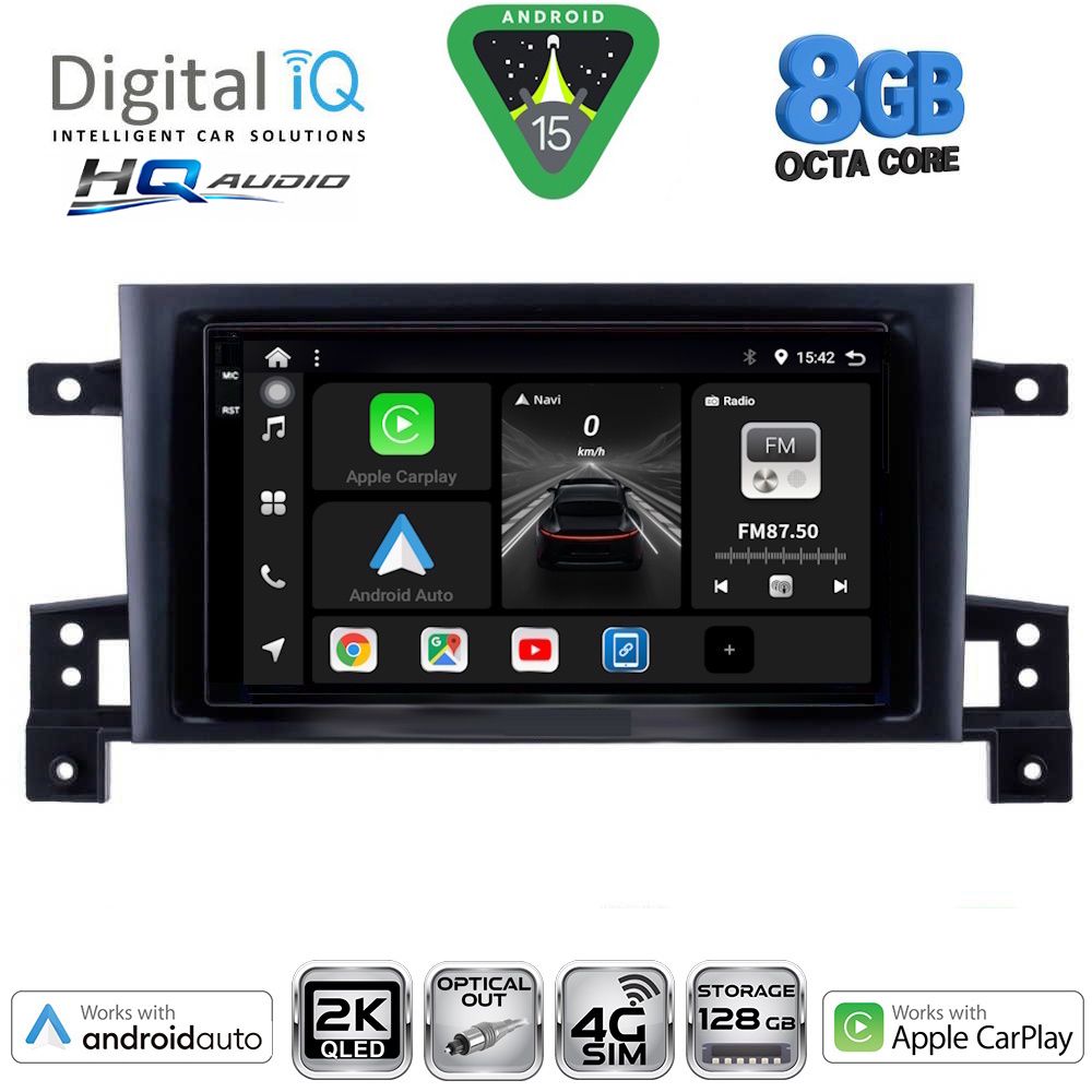 DIGITAL IQ BXK 20696_CPAA (9inc) MULTIMEDIA TABLET for SUZUKI GRAND VITARA mod. 2005-2015