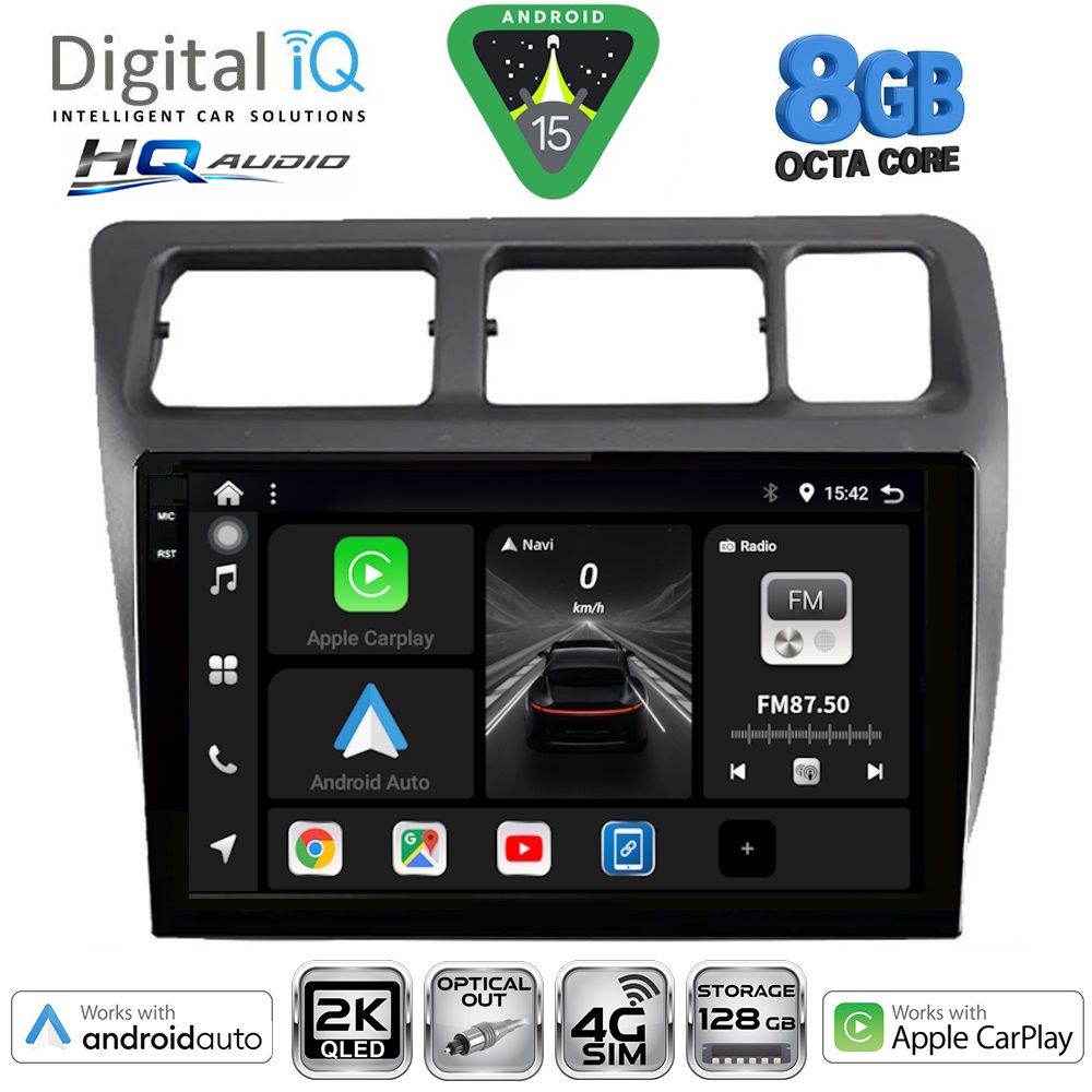 DIGITAL IQ BXK 20710_CPAA (9inc) MULTIMEDIA TABLET for TOYOTA COROLLA mod. 1992-1997