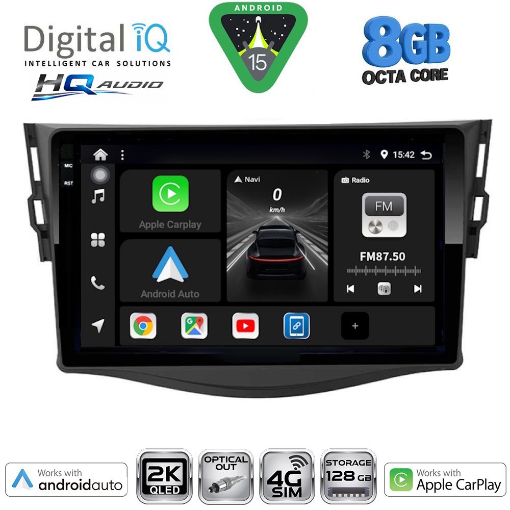DIGITAL IQ BXK 20731_CPAA (9inc) MULTIMEDIA TABLET for TOYOTA RAV 4 mod. 2006-2012