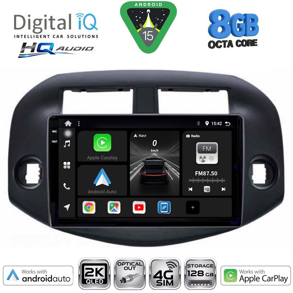 DIGITAL IQ BXK 20732_CPAA (10inc) MULTIMEDIA TABLET for TOYOTA RAV 4 mod. 2006-2012