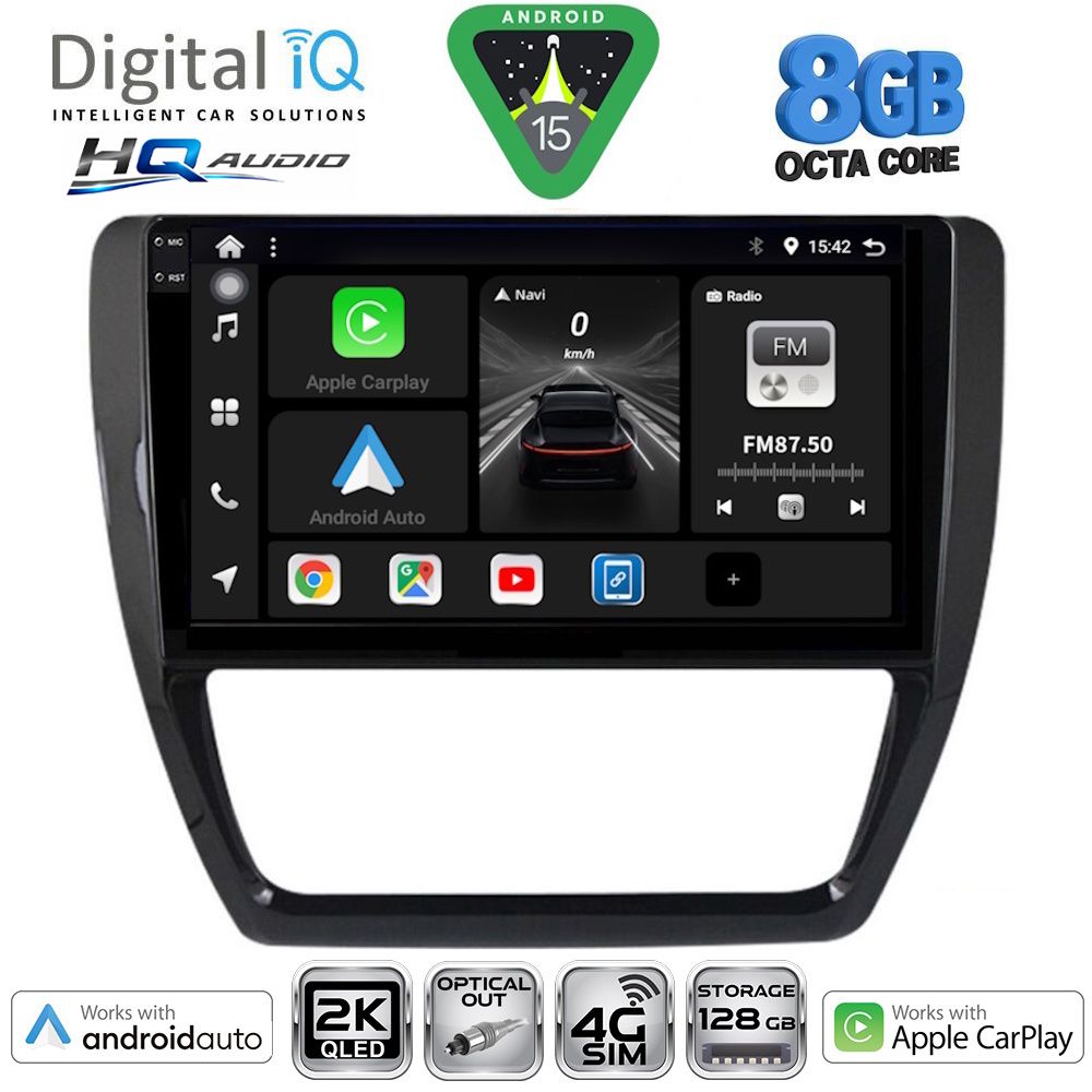DIGITAL IQ BXK 20741_CPAA (10inc) MULTIMEDIA TABLET for VW JETTA mod. 2010-2016