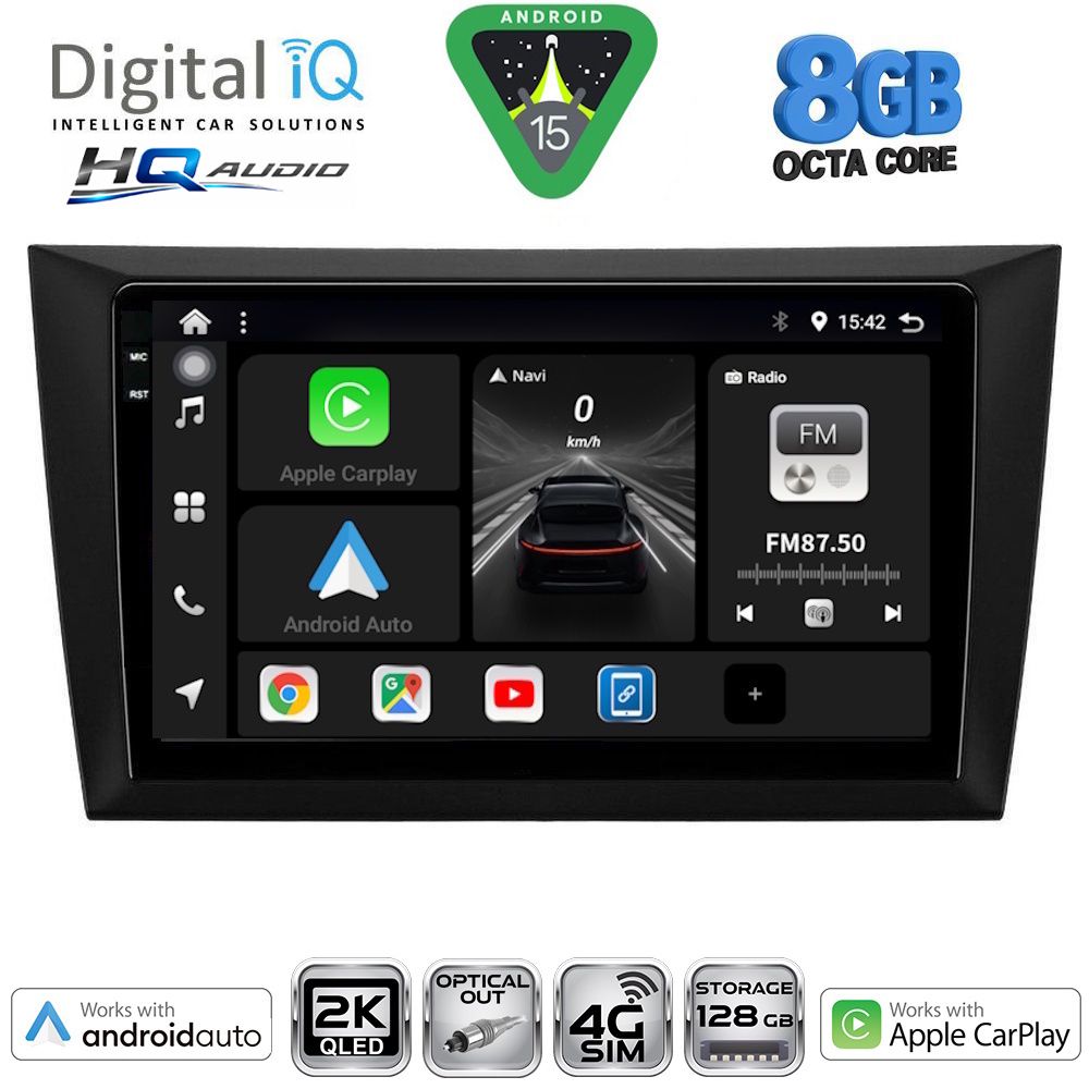 DIGITAL IQ BXK 20746_CPAA  (9inc) MULTIMEDIA TABLET for GOLF 6 mod. 2009-2012