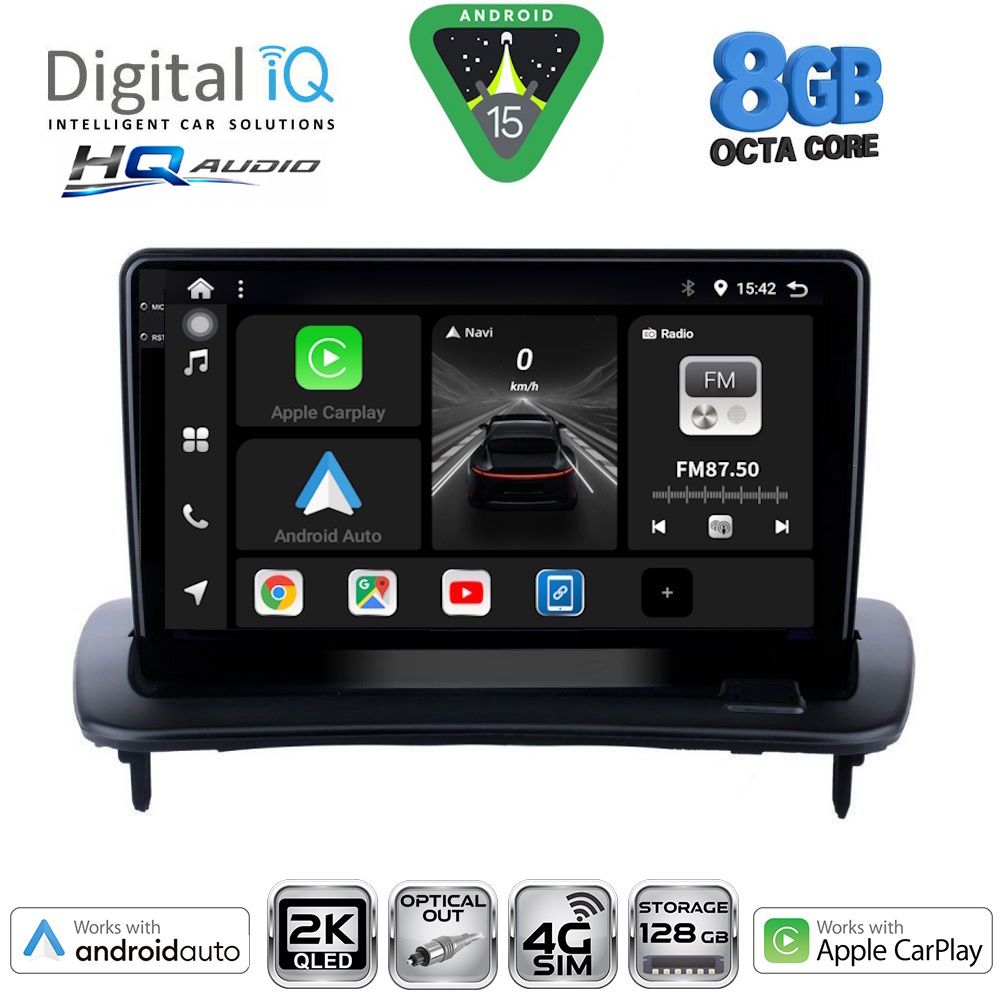DIGITAL IQ BXK 20783_CPAA (9inc) MULTIMEDIA TABLET for VOLVO C30 - S40 mod. 2004-2013