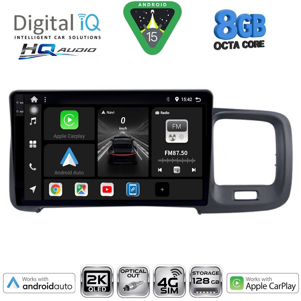 DIGITAL IQ BXK 20785_CPAA (9inc) MULTIMEDIA TABLET for VOLVO S60 mod. 2010-2018