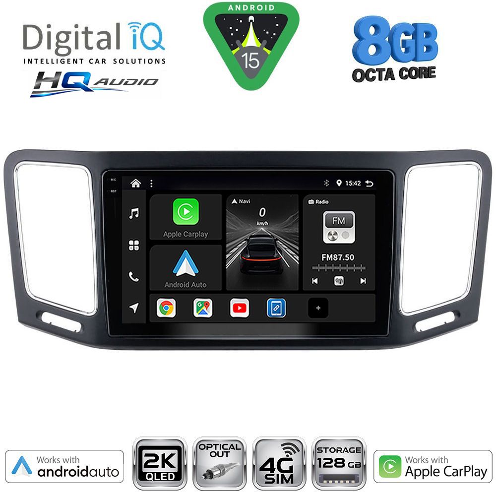 DIGITAL IQ BXK 20790_CPAA (9inc) MULTIMEDIA TABLET for VW SHARAN mod. 2011-2023