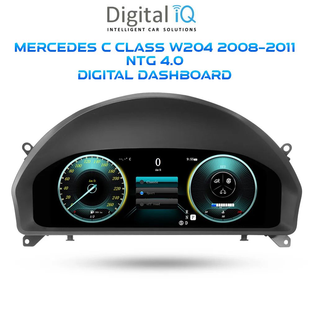 DIGITAL IQ DGU 984_DC (12.3in) DIGITAL INSTRUMENT CLUSTER for MERCEDES C CLASS (W204) mod. 2008-2011 (NTG4.0)