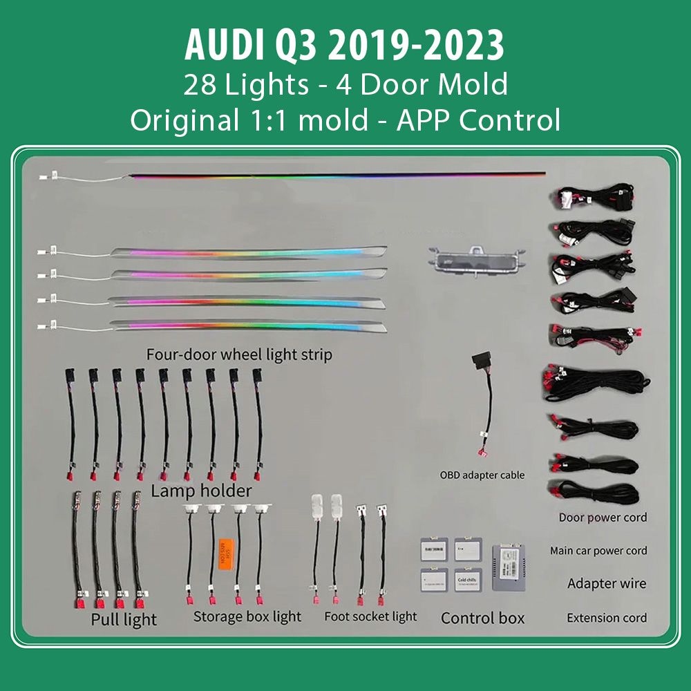 DIQ AMBIENT AUDI Q3 (F3) TRIM (Digital iQ Ambient Light Audi Q3 mod. 2019-2025