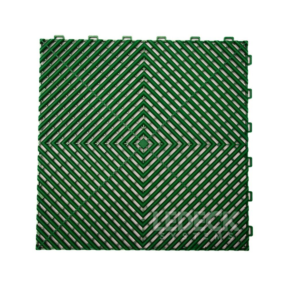 DIGITAL IQ PLASTIC FLOOR TILES (GREEN)