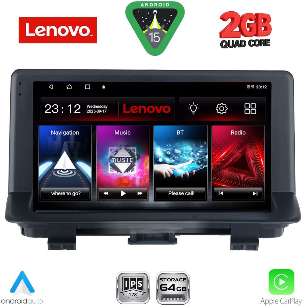 LENOVO LVD 2013_CPA (9inc) MULTIMEDIA TABLET for AUDI Q3 mod. 2013-2018 (Low Version)