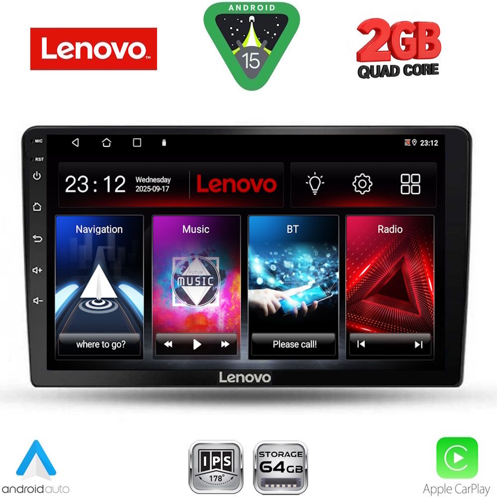 LENOVO LVD 2026_CPA (9inc) MULTIMEDIA TABLET for ALFA ROMEO GIULIETTA mod 2014-2020