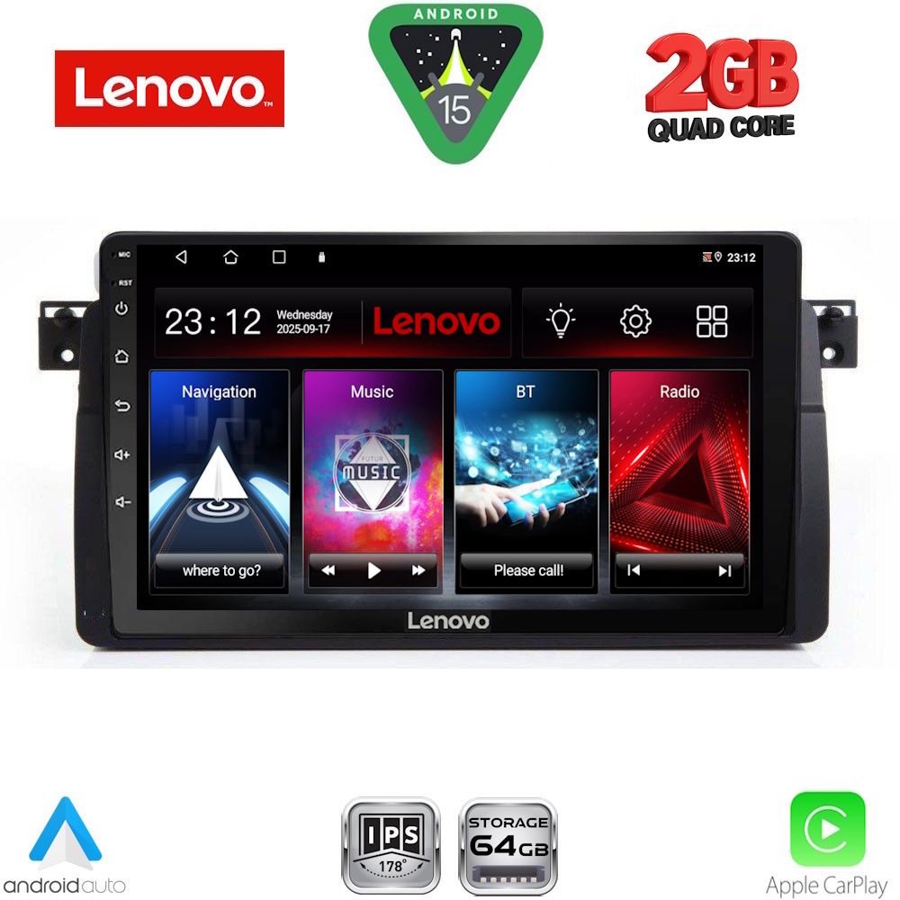 LENOVO LVD 2042_CPA (9inc) MULTIMEDIA TABLET for BMW E46 mod. 1998-2005