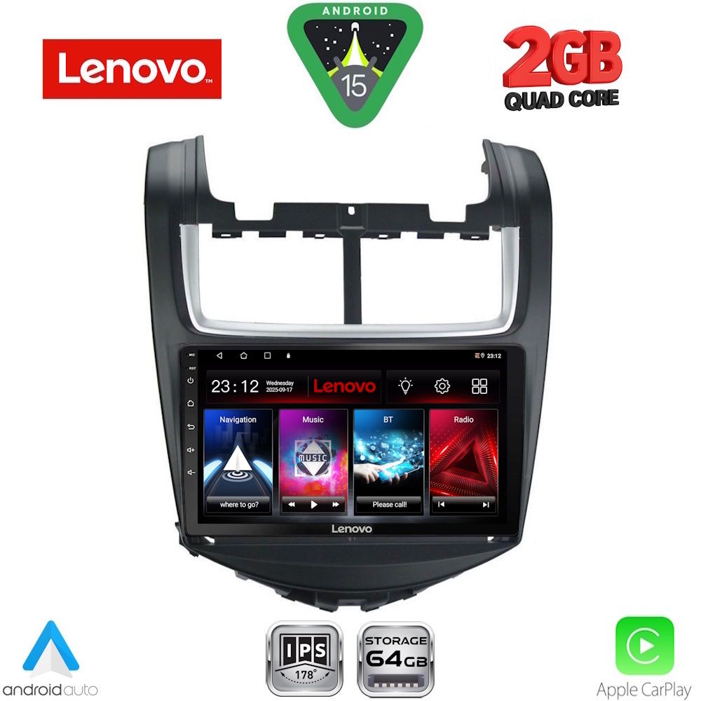 LENOVO LVD 2075_CPA (9inc) MULTIMEDIA TABLET for CHEVROLET AVEO mod. 2014-2017